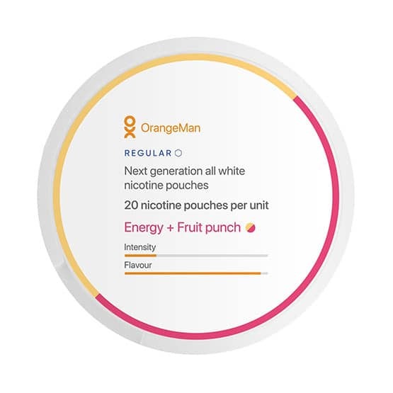 OrangeMan Energy Fruit Punsch – Regular
