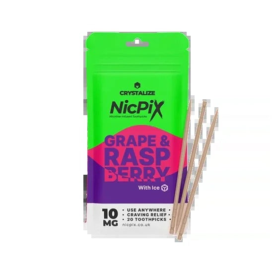 NicPix Grape Raspberry Toothpick - 10mg