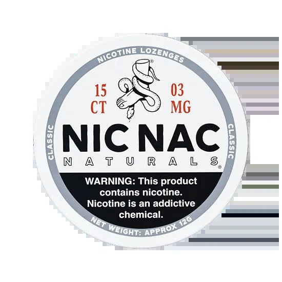 NIC NAC Classic - 3 mg Nicotine lozenges