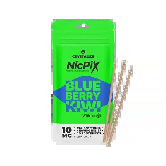 NicPix Blueberry Kiwi Toothpick - 10mg