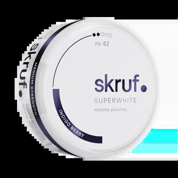 Skruf Super White no 62 Indigo Berry