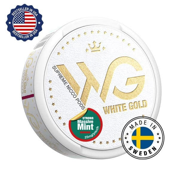 White Gold Strong Massive Mint 25mg