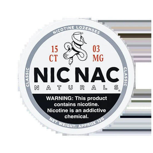 NIC NAC Classic - 3 mg Nicotine lozenges